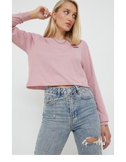 Bluzka longsleeve bawełniany kolor różowy - Answear.com Vans