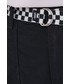 Spodnie Vans spodnie damskie kolor czarny szerokie high waist