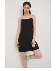 Sukienka sukienka kolor czarny mini dopasowana - Answear.com Vans