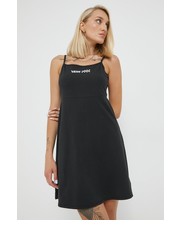 Sukienka sukienka kolor czarny mini rozkloszowana - Answear.com Vans