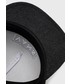 Czapka Vans czapka z domieszką wełny kolor czarny z aplikacją