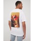 T-shirt - koszulka męska Vans t-shirt bawełniany X SARA LORUSSO kolor biały z nadrukiem