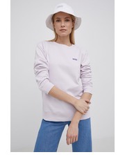 Bluza bluza bawełniana damska kolor fioletowy gładka - Answear.com Vans