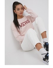 Bluza bluza bawełniana damska kolor różowy z nadrukiem - Answear.com Vans