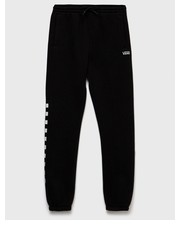 Spodnie spodnie dresowe dziecięce kolor czarny z nadrukiem - Answear.com Vans