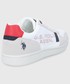Sneakersy męskie U.S. Polo Assn . buty kolor biały