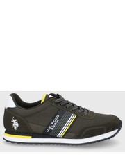 Sneakersy męskie . buty kolor zielony - Answear.com U.S. Polo Assn