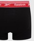 Bielizna męska Reebok bokserki F8389 (3-pack) męskie kolor czarny