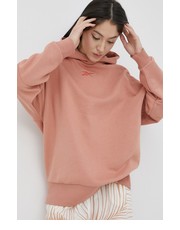 Bluza bluza damska kolor pomarańczowy z kapturem gładka - Answear.com Reebok