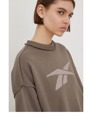 Bluza bluza damska kolor brązowy z nadrukiem - Answear.com Reebok