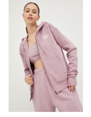 Bluza bluza damska kolor fioletowy z kapturem gładka - Answear.com Reebok