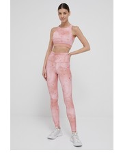 Legginsy legginsy treningowe damskie kolor różowy wzorzyste - Answear.com Reebok
