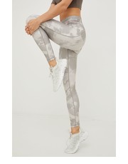 Legginsy legginsy treningowe damskie kolor szary wzorzyste - Answear.com Reebok