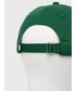 Czapka Marc O'Polo Marc OPolo czapka bawełniana kolor zielony z aplikacją