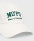 Czapka Marc O'Polo Marc OPolo czapka bawełniana DENIM kolor biały z aplikacją