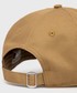 Czapka Marc O'Polo Marc OPolo czapka bawełniana DENIM kolor brązowy z aplikacją