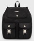 Plecak Liu Jo plecak damski kolor czarny mały z aplikacją