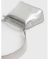 Listonoszka Liu Jo torebka skórzana kolor srebrny