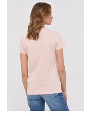 Bluzka t-shirt bawełniany kolor różowy - Answear.com Liu Jo
