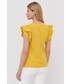 Bluzka Liu Jo t-shirt damski kolor żółty