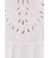 Bluzka Liu Jo bluzka bawełniana damska kolor biały gładka
