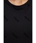 Bluzka Liu Jo t-shirt bawełniany kolor czarny