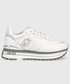 Sneakersy Liu Jo sneakersy skórzane Maxi Wonder 01 kolor biały