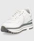Sneakersy Liu Jo sneakersy skórzane Maxi Wonder 01 kolor biały