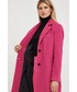Płaszcz Liu Jo płaszcz damski kolor różowy przejściowy
