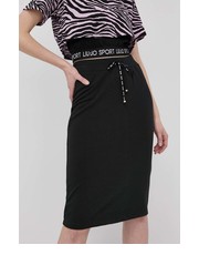 Spódnica spódnica kolor czarny mini prosta - Answear.com Liu Jo