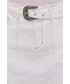 Spódnica Liu Jo spódnica jeansowa kolor biały mini prosta