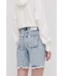 Spodnie Liu Jo szorty jeansowe damskie gładkie high waist