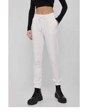 Spodnie spodnie damskie kolor biały gładkie - Answear.com Liu Jo