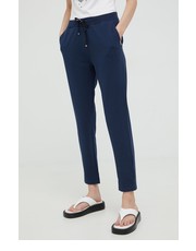 Spodnie spodnie dresowe damskie kolor granatowy gładkie - Answear.com Liu Jo