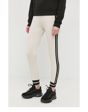 Spodnie spodnie dresowe damskie kolor beżowy - Answear.com Liu Jo
