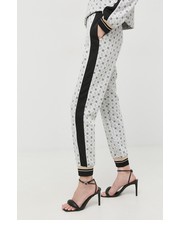 Spodnie spodnie dresowe damskie kolor szary wzorzyste - Answear.com Liu Jo