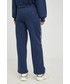Spodnie Liu Jo spodnie dresowe damskie kolor granatowy z aplikacją