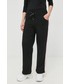Spodnie Liu Jo spodnie dresowe damskie kolor czarny z aplikacją