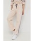 Spodnie Liu Jo spodnie dresowe damskie kolor beżowy z aplikacją