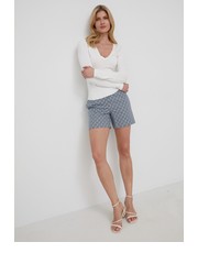 Sweter sweter damski kolor biały lekki - Answear.com Liu Jo