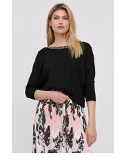 Sweter sweter damski kolor czarny lekki - Answear.com Liu Jo