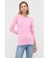 Sweter Liu Jo sweter damski kolor różowy lekki