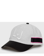 Czapka czapka kolor biały z aplikacją - Answear.com Liu Jo