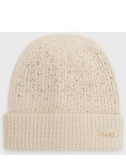 Czapka czapka kolor beżowy - Answear.com Liu Jo
