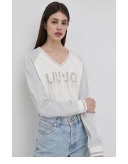 Bluza bluza damska kolor beżowy z aplikacją - Answear.com Liu Jo