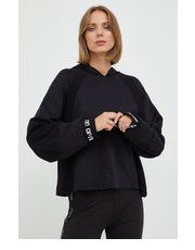 Bluza bluza damska kolor czarny z kapturem gładka - Answear.com Liu Jo