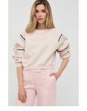 Bluza bluza damska kolor beżowy z aplikacją - Answear.com Liu Jo