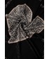 Szalik Liu Jo apaszka damska kolor czarny wzorzysta