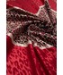Szalik Liu Jo apaszka damska kolor czerwony wzorzysta
