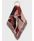 Szalik Liu Jo apaszka damska kolor różowy wzorzysta